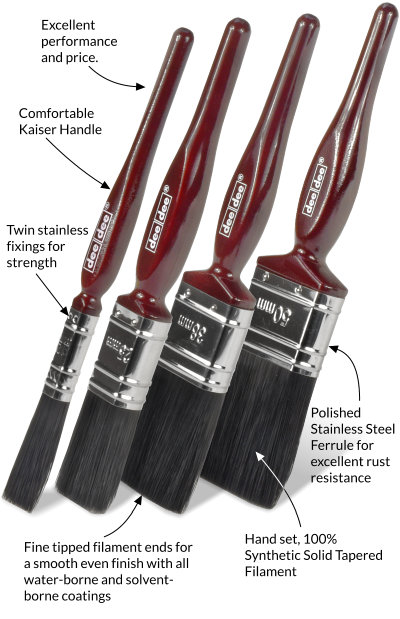 4pc All Purpose Paint Brush Set