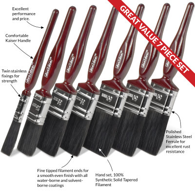 7pc All Purpose Paint Brush Set