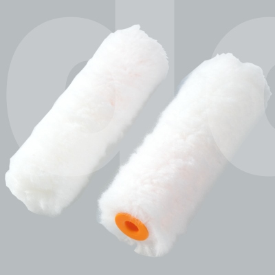 Emulsion Mini Paint Roller Sleeves White Polyamide