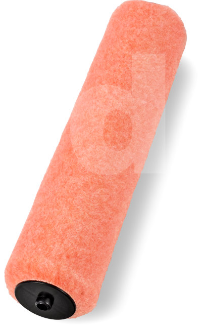 12 inch Fossa Pink Polyester Paint Roller Sleeve Medium Pile