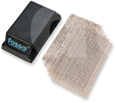Fossa Sanding Block Kit 70x125mm with 5 x evoMESH sheets Fossa Sanding Block Kit 70x125mm with 5 x evoMESH sheets