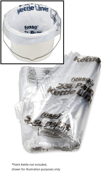 2.5L Paint Kettle Liners - Fossa