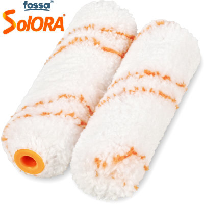 4 inch Fossa Solora Microfibre Mini Paint Roller Refill - Short Pile