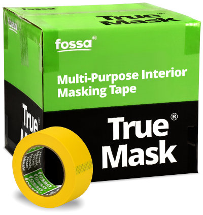 Fossa TrueMask 93 Yellow Multi Purpose Interior Creped Masking Tape