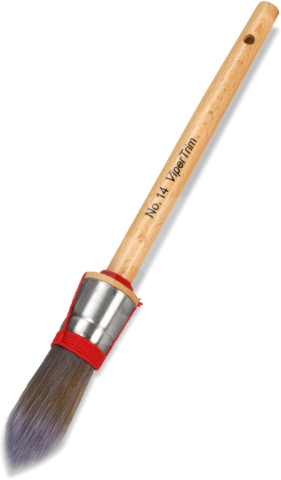 Fossa ViperTrim Round Pointed Sash Paint Brush