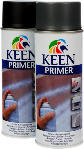 Keen Automotive Spray Paint Plastic Primer and Finish 