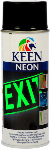 Keen Glow-in-the-Dark Luminous Spray Paint - Neon Yellow