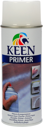 Keen Transparent Plastic Spray Paint Primer 