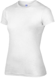 Ladies Fitted Cotton T-Shirt White