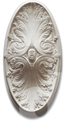 Selena Oval Ceiling Rose 630mm x 320mm