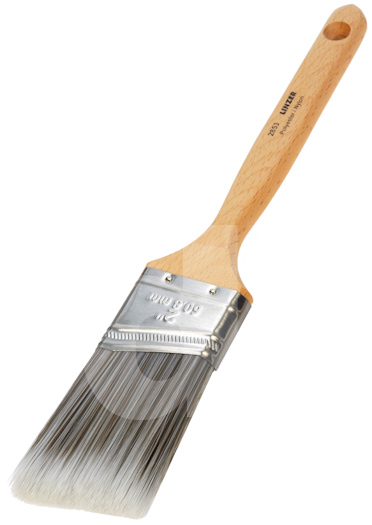 Linzer Poly-Nylon Angled Sash Paint Brush US Handle