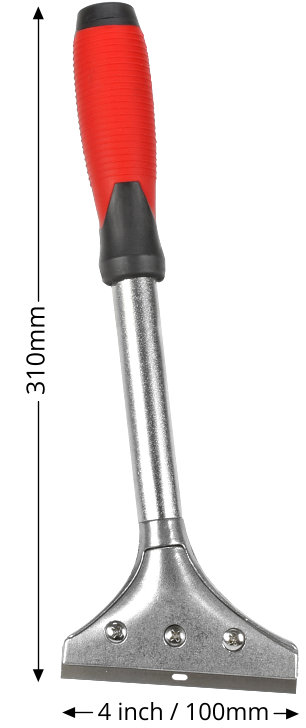Long handled Wall Scraper (4 inch blade)