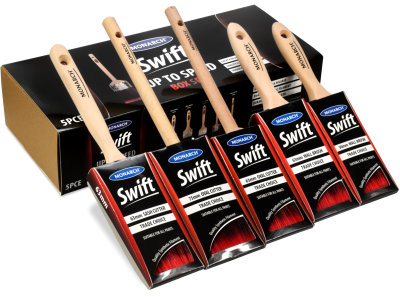 5pc Monarch Swift Up To Speed Paint Brush Set