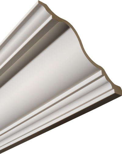 Plain Premium Swan Neck Coving 243mm wide