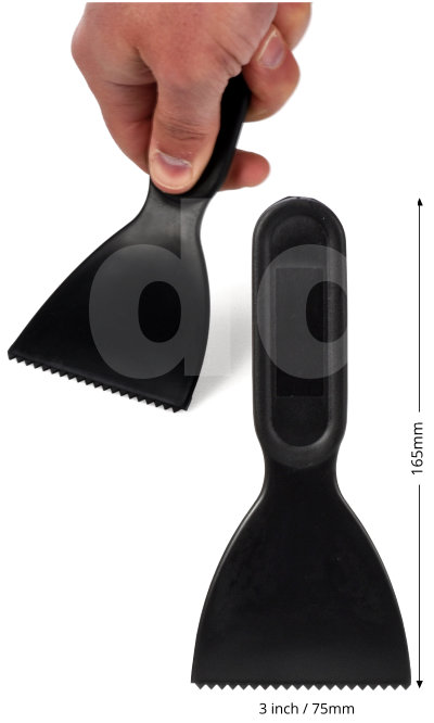 Plastic Spreader Serrated Edge