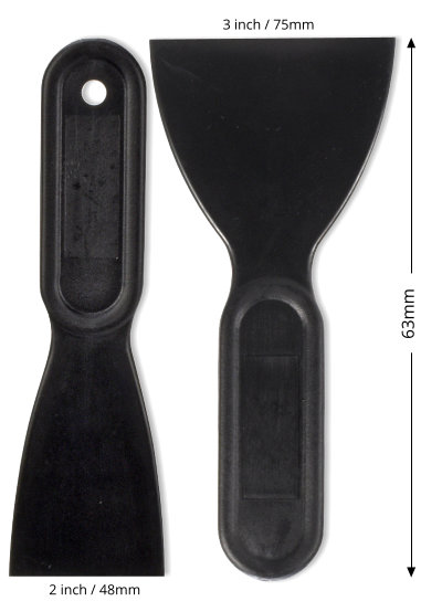 Plastic Scraper / Spreader - Straight Edge