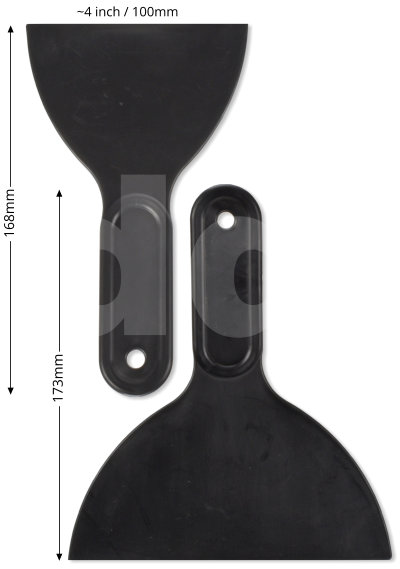 Plastic Scraper / Spreader - Straight Edge