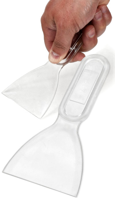 Plastic Scraper Stiff - Straight Edge