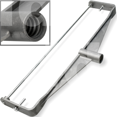 15 inch Duo Cast Double Arm Paint Rollers Frame / Screw-fit