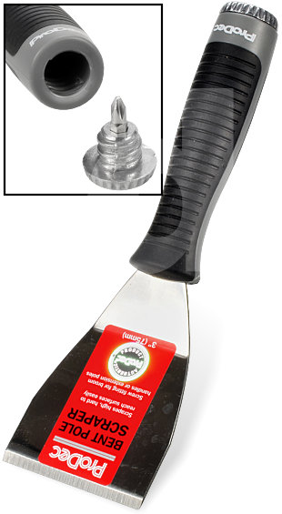 Wallpaper Scraper - Angled Blade Screw-fit Handle