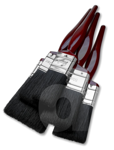 Prodec Contractor All Purpose Paint Brush Set 2x1.5in. 2x2in. 1x3in