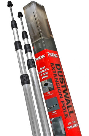 Prodec Heavy Duty Dust Wall Extension Pole