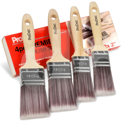 Prodec Premier 4pc Paint Brush Set