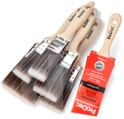 Prodec Premier Synthetic 6 pc Paint Brush Set (1x3 2x2 2x1.5in)