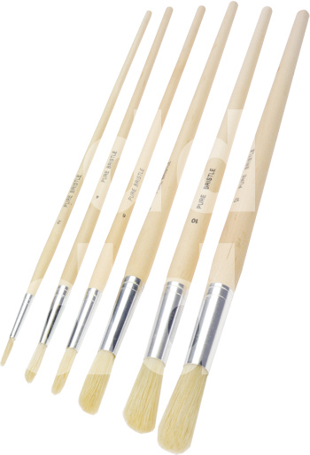 Industrial Fitch Paint Brushes - Round