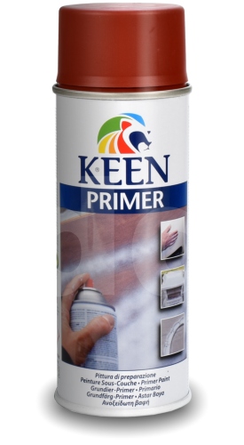 Keen Spray Paint Red Metal Primer Aerosol