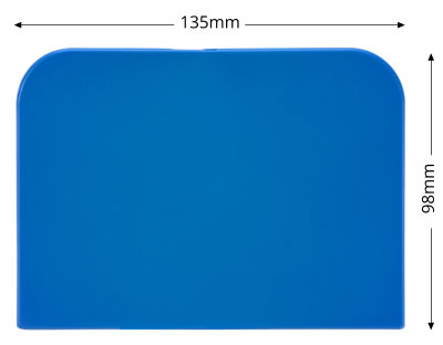 Flexi Scraper and Wallpaper Smoother 135mm Blue