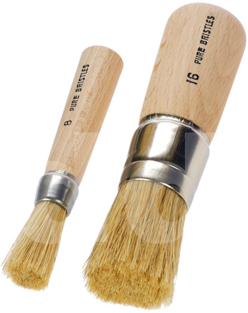 Stencil Brush - White Bristle