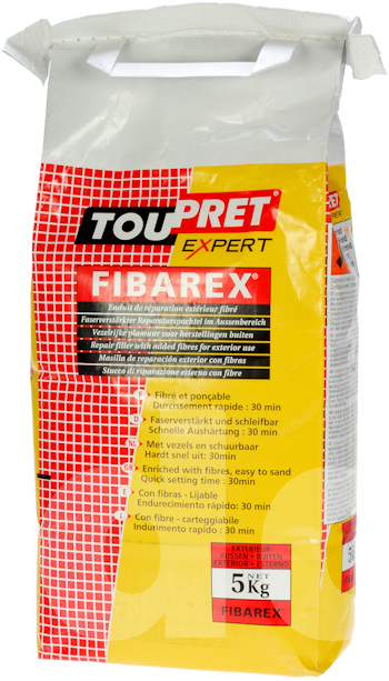 Toupret Fibarex - Multi-purpose exterior filler.
