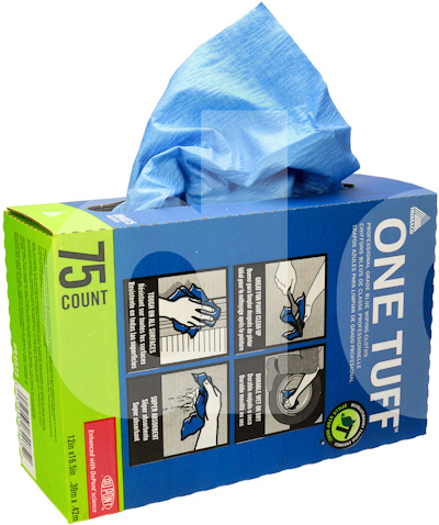 Trimaco One Tuff Blue Wiping Cloths