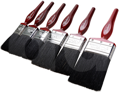Windsor Professional Paint Brush Set 1x3in 2x2in 1x1.5in 1x1in Windsor Professional Paint Brush Set 1x3in 2x2in 1x1.5in 1x1in