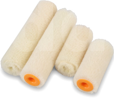 Mini Paint Rollers Refill Short Pile Wool Velour