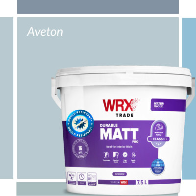 WRX Scrubbable Matt Aveton Mould Resistant Emulsion Paint