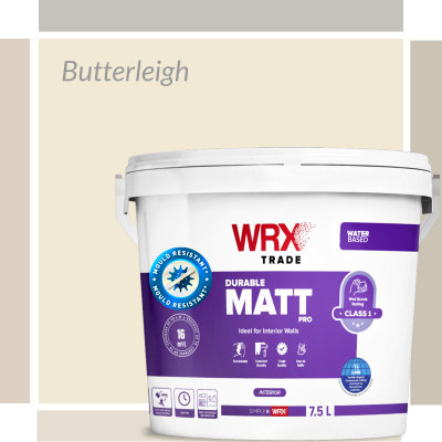 WRX Scrubbable Matt Butterleigh Mould Resistant Emulsion Paint