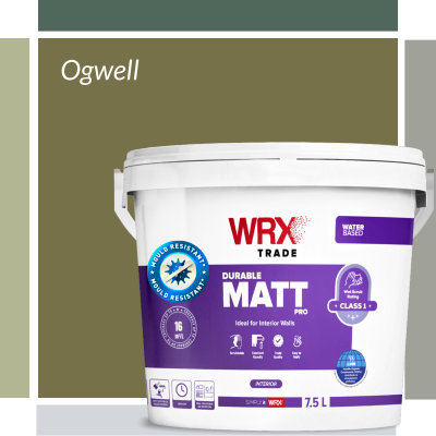 WRX Scrubbable Matt Ogwell - Mould Resistant Emulsion Paint 