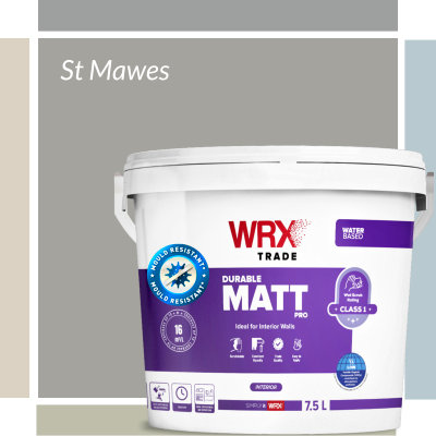 WRX Scrubbable Matt St Mawes Mould Resistant Emulsion Paint