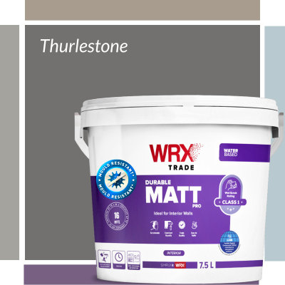 WRX Scrubbable Matt Thurlestone Mould Resistant Emulsion Paint