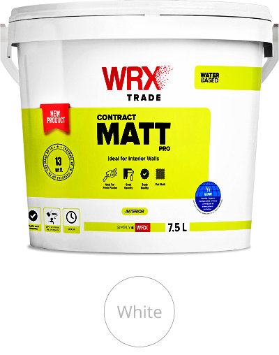 WRX Pro Contract Matt Emulsion Paint - Trade