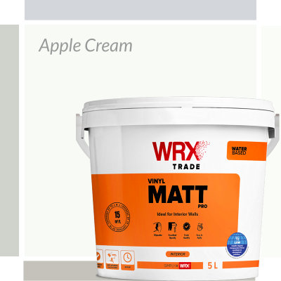 WRX Vinyl Matt Pro Apple Cream Colour Paint