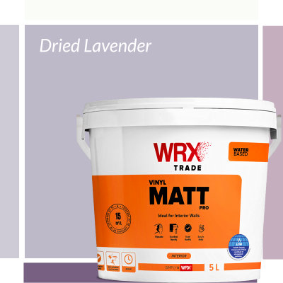 WRX Vinyl Matt Pro Dried Lavender Colour Paint