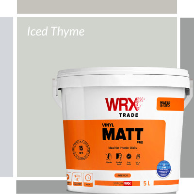 WRX Vinyl Matt Pro Iced Thyme Colour Paint