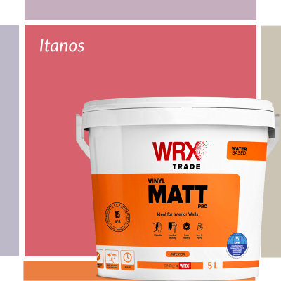 WRX Vinyl Matt Pro Itanos Colour Emulsion Paint