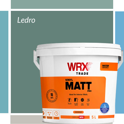 WRX Vinyl Matt Pro Ledro Colour Emulsion Paint