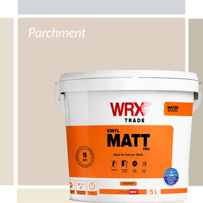 WRX Vinyl Matt Pro Parchment Colour Paint