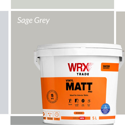 WRX Vinyl Matt Pro Sage Grey Colour Paint