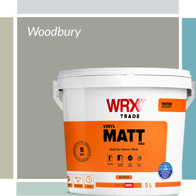 WRX Vinyl Matt Pro Woodbury Colour Emulsion Paint